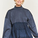 Cozy Chic- Mock Neck Tunic Knit Top