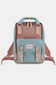 Himawari Contrast Waterproof Nylon Backpack Bag - Three Mad Hatters Mercantile 