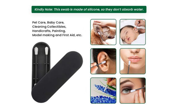 Reusable Silicone Cotton Swabs    