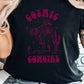 Cosmic Cowgirl Graphic Tee Womens Graphic T-shirt Heather Black S 