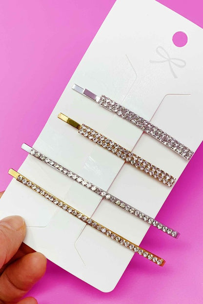 Your Shiness CZ Hair Pin Set hair pins Gold/Silver OS 