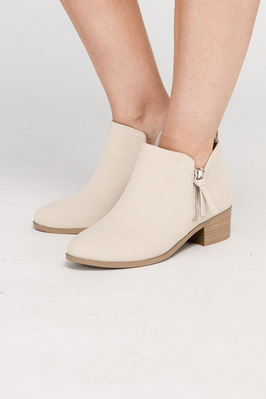 ZAYNE Ankle Booties Bootie NUDE 6 