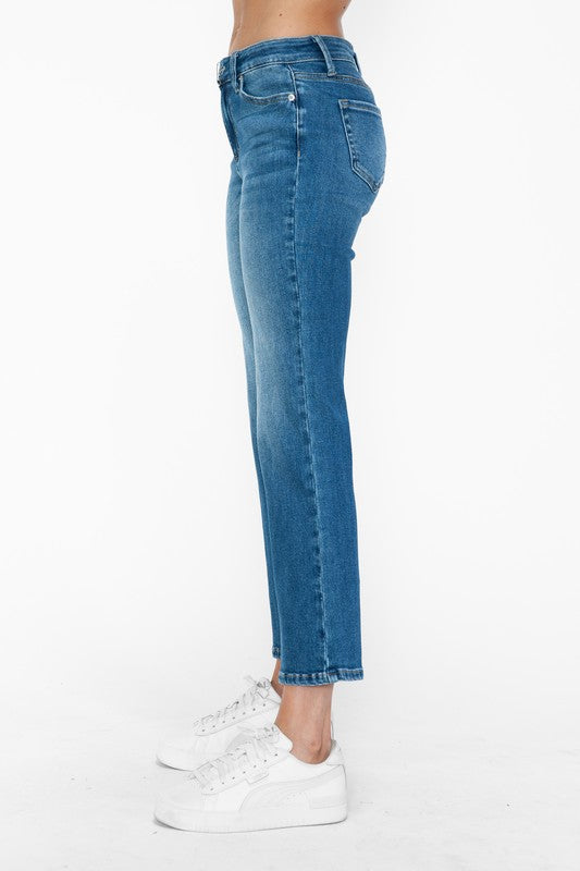 bytos Cat's Whiskers Mid Rise Ankle Jeans Womens Jeans