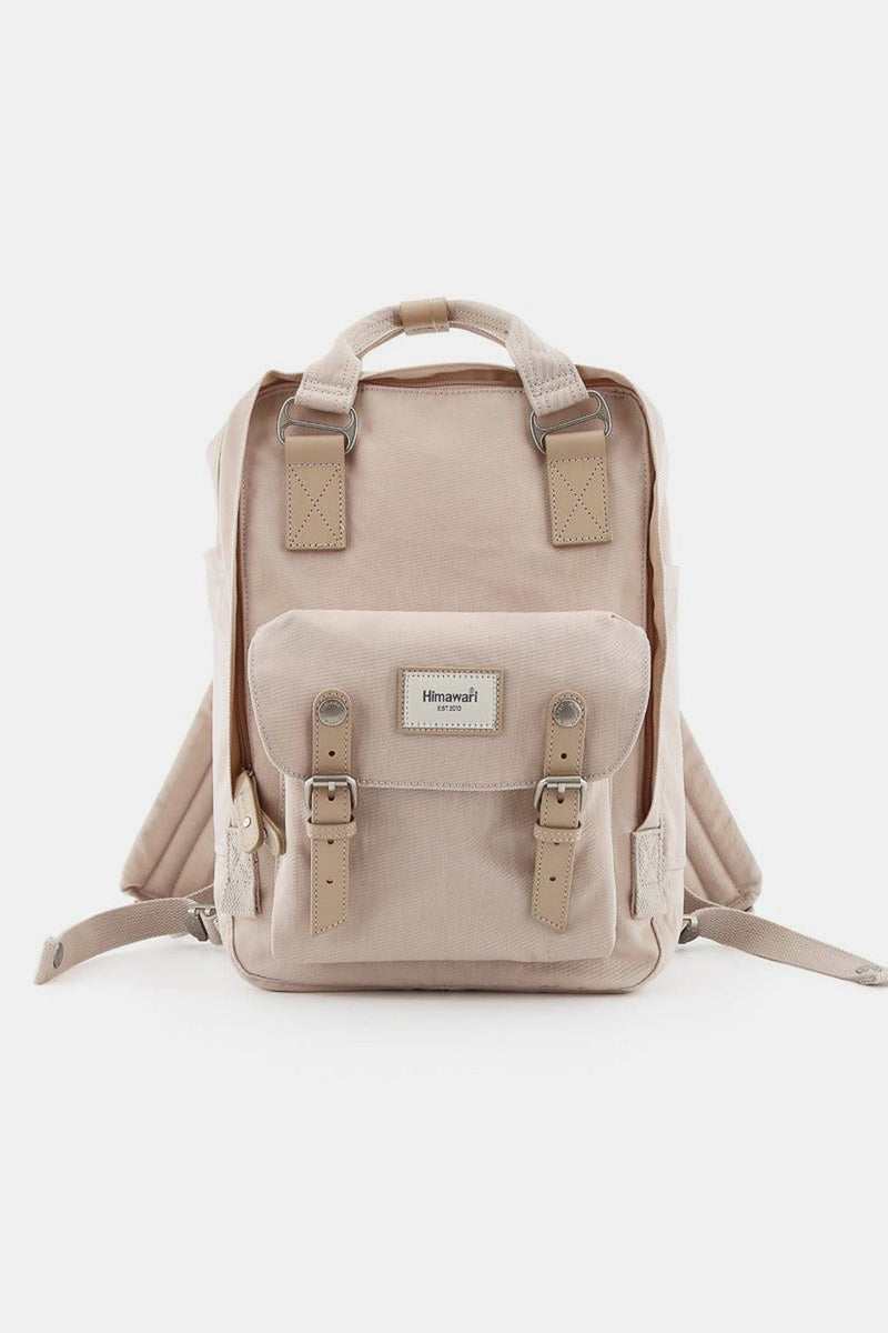 Himawari Contrast Waterproof Nylon Backpack Bag - Three Mad Hatters Mercantile 