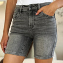 Judy Blue Full Size High Waist Washed Denim Shorts