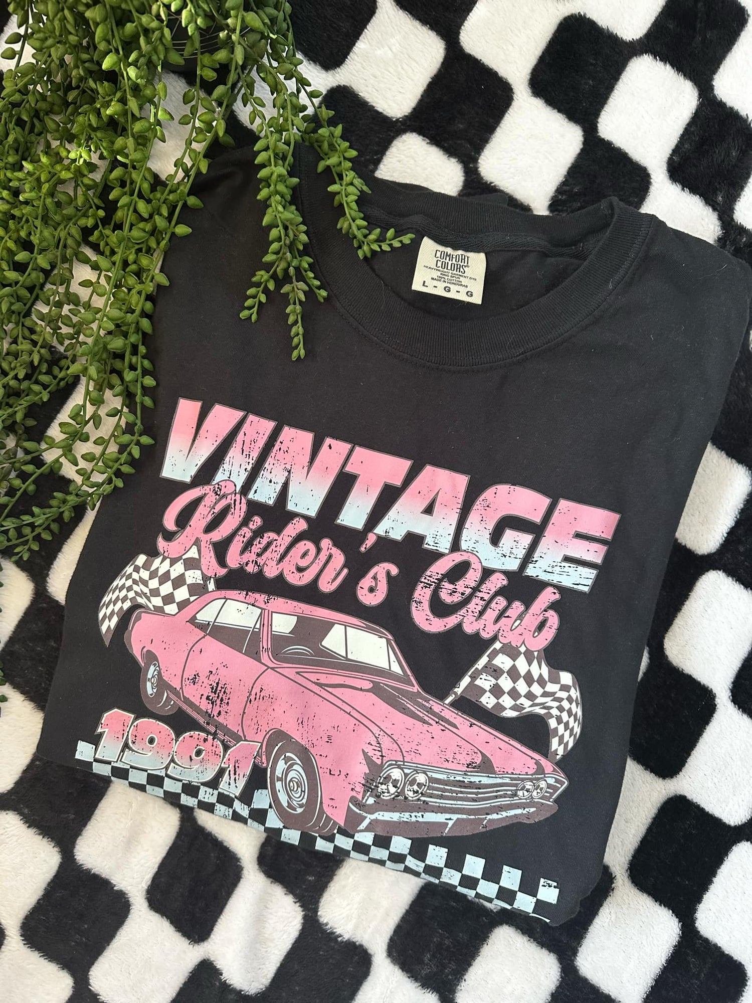 Vintage Riders Club Graphic Tee Womens   