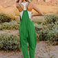 Double Take Full Size Sleeveless V-Neck Pocketed Jumpsuit Womens Overalls   