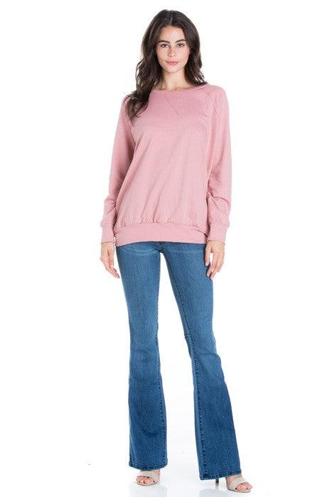 Mid Rise Flare Bell Bottom Denim Jeans - Three Mad Hatters Mercantile 