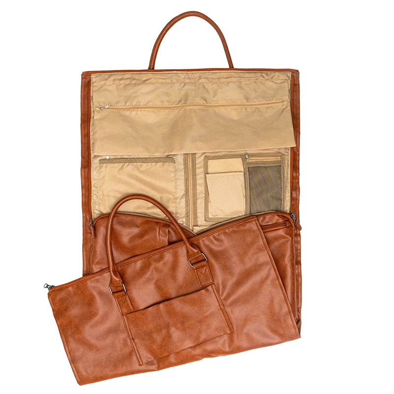 Rory, The Ultimate Duffle - Camel Faux Leather    