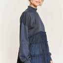 Cozy Chic- Mock Neck Tunic Knit Top