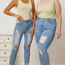 Basic Bae Square Neck Sleeveless Bodysuit