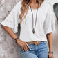 V-Neck Half Sleeve Blouse Womens Tops   