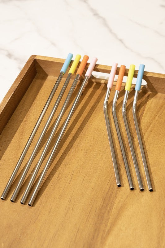 Reusable Metal Straw 20 Pcs Set Kitchen Tool   