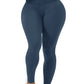 Corset Waist Buttery Soft leggings Body Shaper Leggings Blue S 