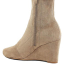 Yara Microfiber Wedge Sock Boots