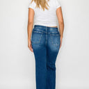 Bytos High Rise Bootcut Jeans with Pockets