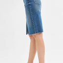 RISEN High Rise Front Slit Pencil Skirt