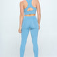 Two Piece Activewear Set with Cut-Out Detail Activewear Set   