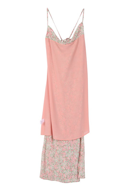 Garden Party Soft Floral Dress    