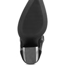 Rambler Rhinestones Embellished Calf Boots