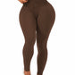 Corset Waist Buttery Soft leggings Body Shaper Leggings Cocoa S 