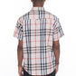 Weiv Men's Casual Short Sleeve Checker Shirts Mens Short Sleeve Shirt   