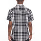 Weiv Men's Casual Short Sleeve Checker Shirts Mens Short Sleeve Shirt   