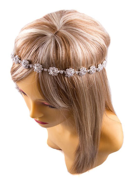 FLOWER HEADBAND Headbands SILVER Os 