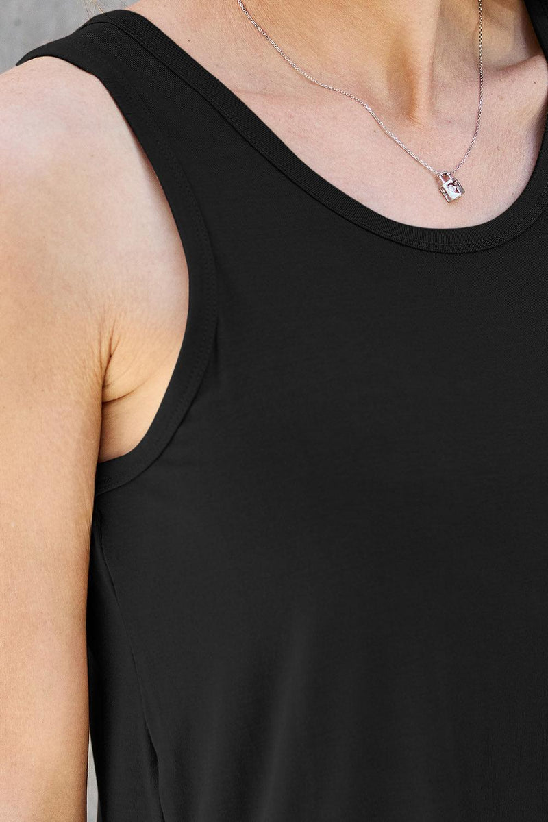 Basic Bae Full Size Round Neck Tank - Three Mad Hatters Mercantile 