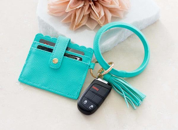 Key Ring ID Wallet Bracelet - Three Mad Hatters Mercantile 