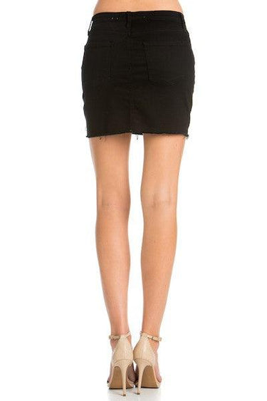 Vintage Denim Mini Skirt