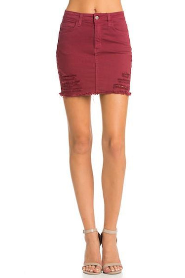 Vintage Denim Mini Skirt