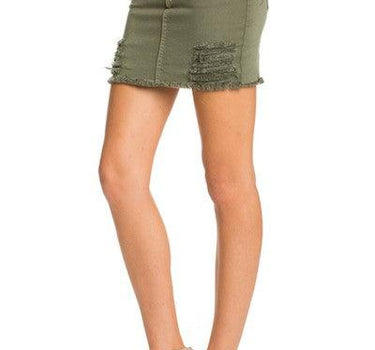 Vintage Denim Mini Skirt