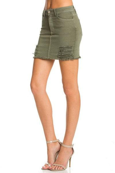 Vintage Denim Mini Skirt