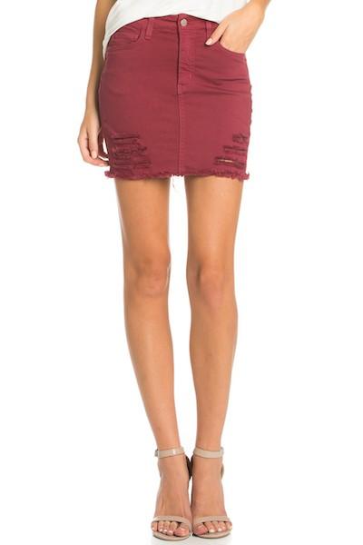 Vintage Denim Mini Skirt Denim Skirt