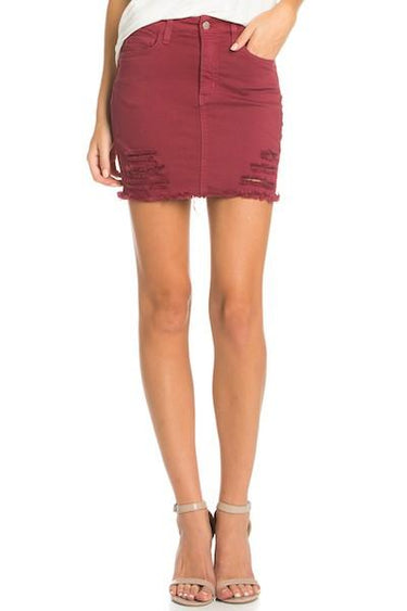 Vintage Denim Mini Skirt