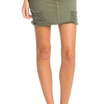 Vintage Denim Mini Skirt