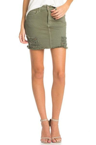 Vintage Denim Mini Skirt