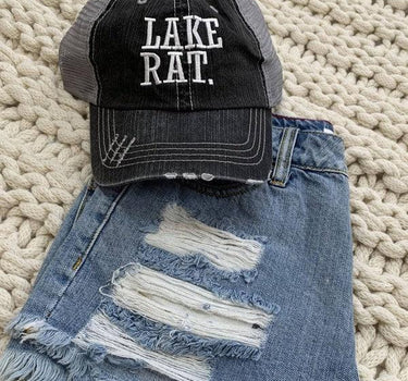 Lake Rat Embroidered Trucker Hat