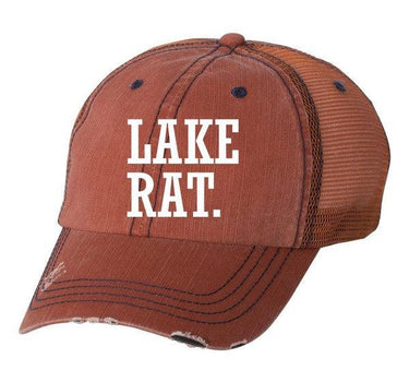 Lake Rat Embroidered Trucker Hat
