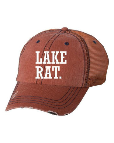 Lake Rat Embroidered Trucker Hat