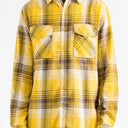 Checker Plaid Flannel Long Sleeve