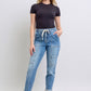 Judy Blue High Rise Cuffed Cargo Denim Jogger Womens Joggers