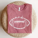 Cursive Football Game Day Graphic Tee