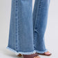 Judy Blue Raw Hem High Rise Bootcut Jeans Womens Jeans