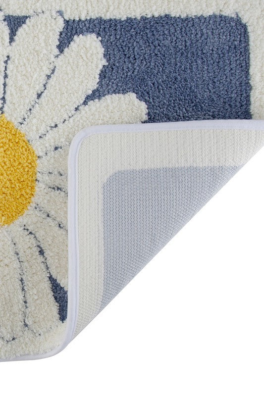 Daisy- Soft Bath Mat Daisy Bathroom Rug   