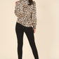 Satin leopard blouse    