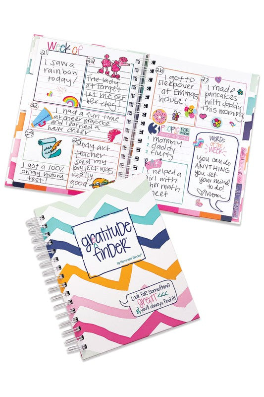 Image Gratitude Journal with Stickers Non-Dated 52-Week
