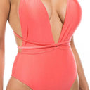 Sultry Waves: Crisscross Cut-Out One-Piece Swimsuit