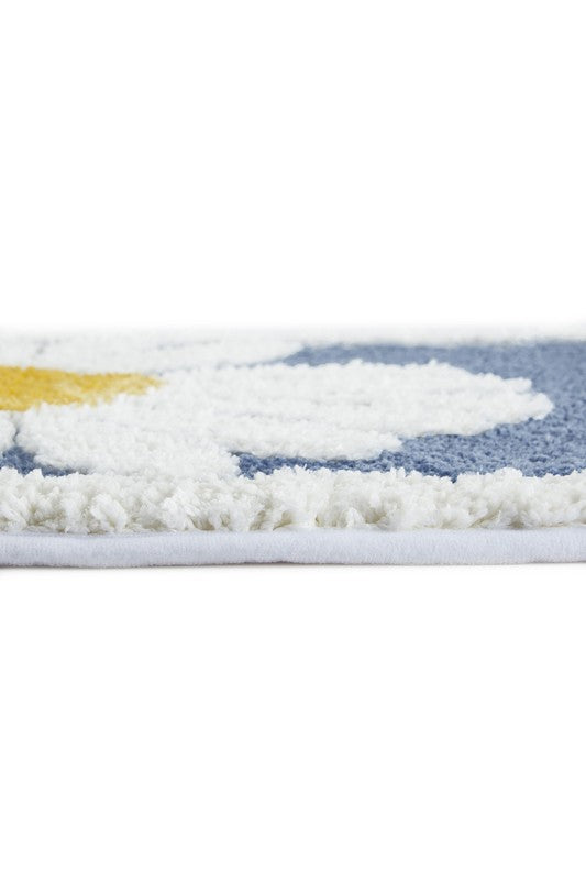 Daisy- Soft Bath Mat Daisy Bathroom Rug   